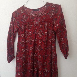 American Eagle Outfitters Bohemian Tunic Dress